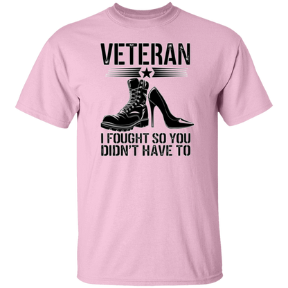 Veteran I Fought 5.3 oz. T-Shirt