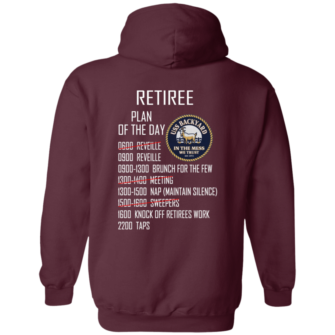 Retiree POD Pullover Hoodie