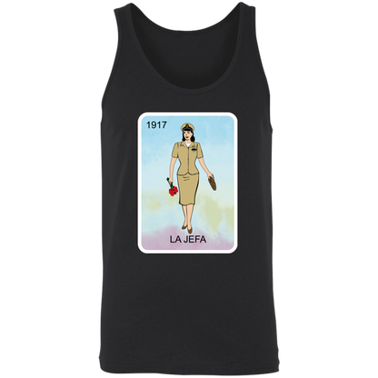 La Jefa Brown Shoe Unisex Tank
