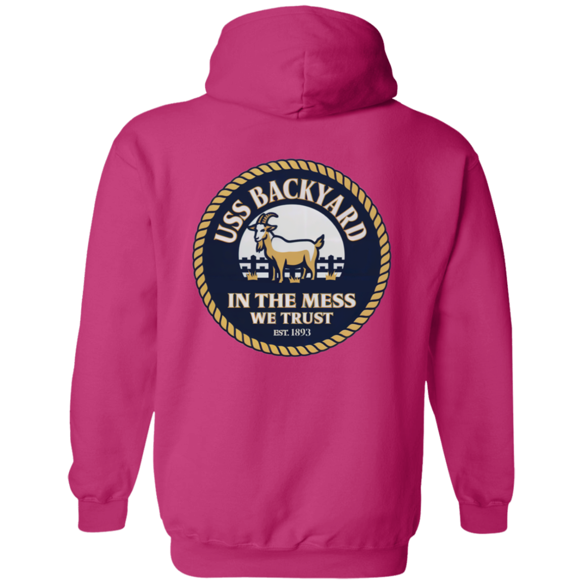 USS Backyard FB Pullover Hoodie