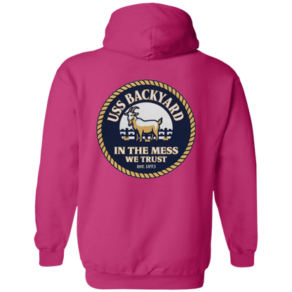 USS Backyard FB Pullover Hoodie