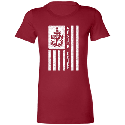 Senior Chief Flag White Ladies' Favorite T-Shirt
