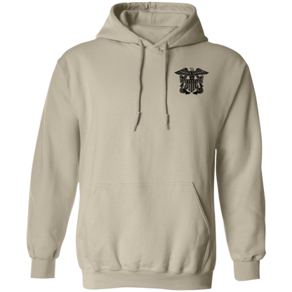 Navy Girl Officer FB Pullover Hoodie