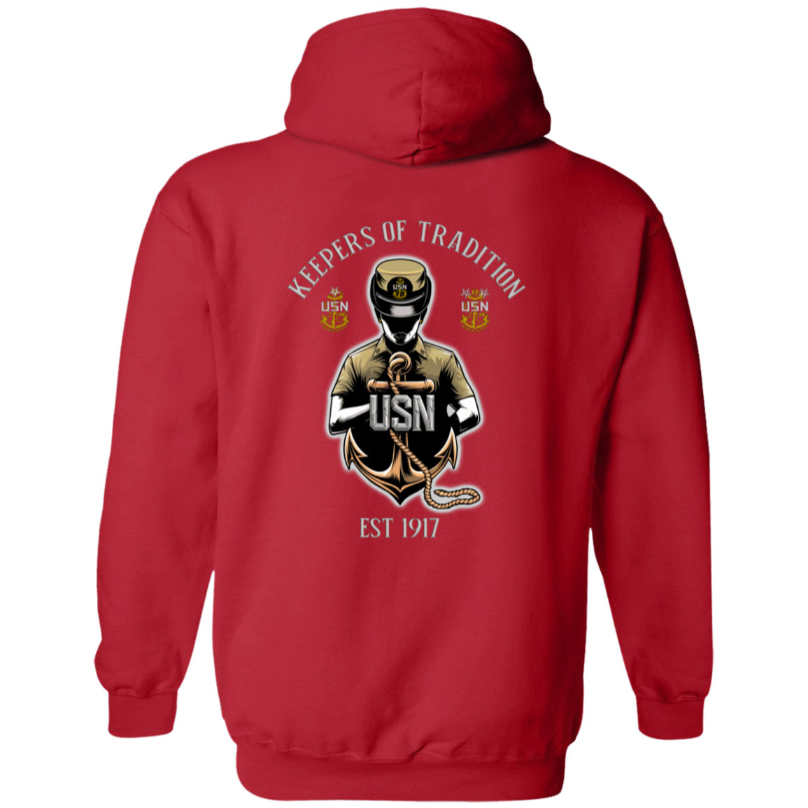 Keepers of Tradition W Zip Up Hooded Sweatshirt