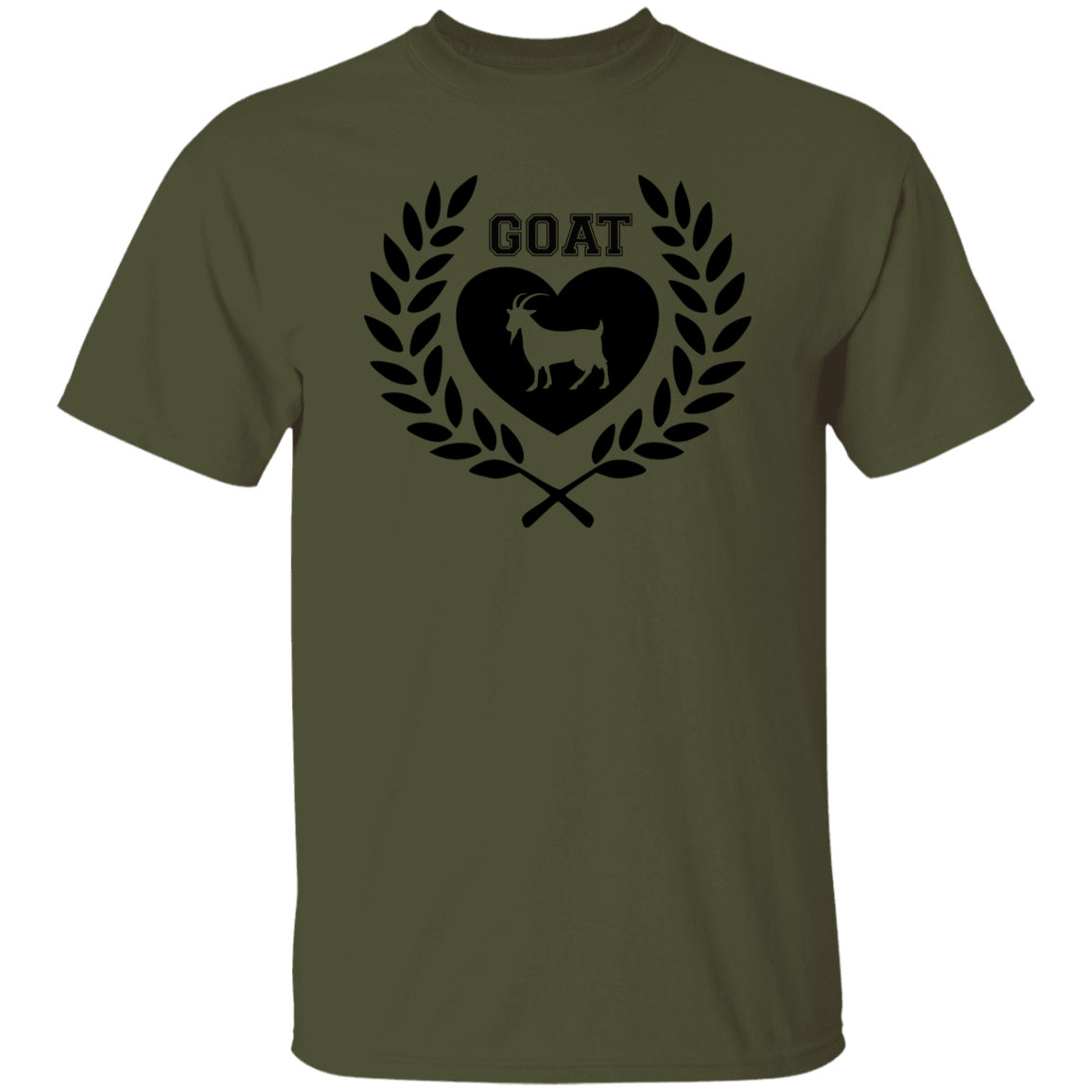 Goat Wreath 5.3 oz. T-Shirt