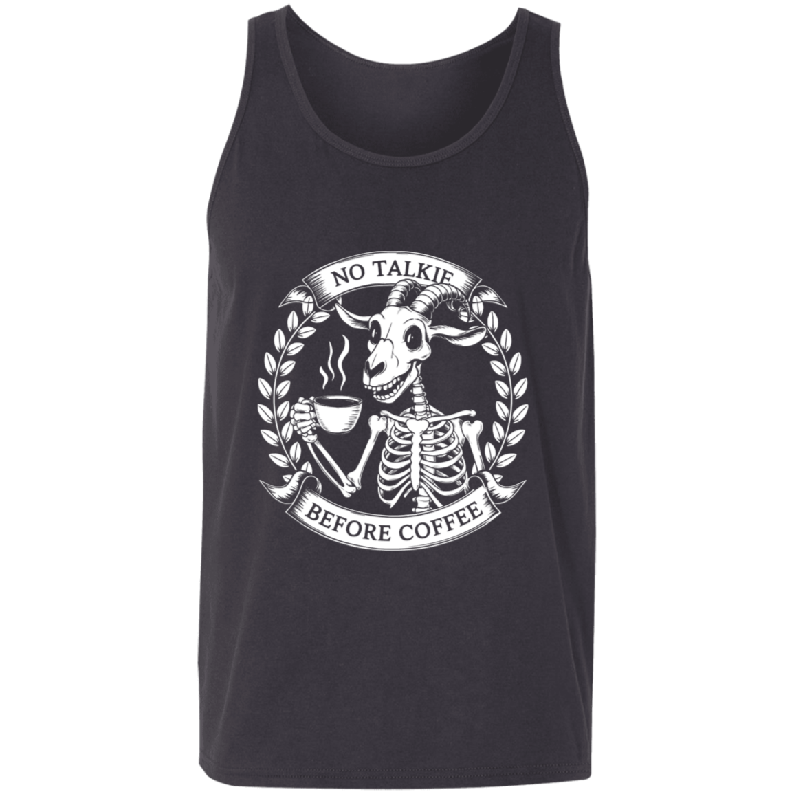 No Talkie Before Coffee  Unisex Tank