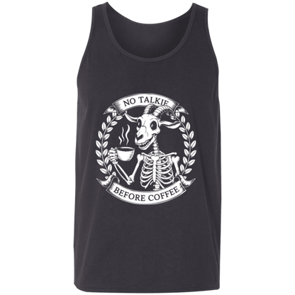 No Talkie Before Coffee  Unisex Tank