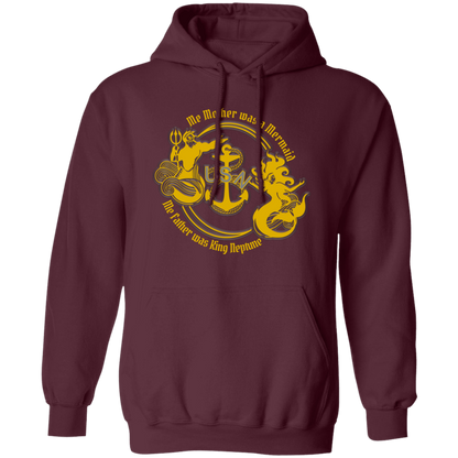 Me Mother and Father Gold Pullover Hoodie