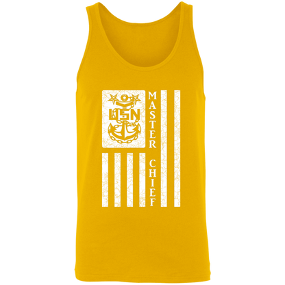 Master Chief Flag White  Unisex Tank