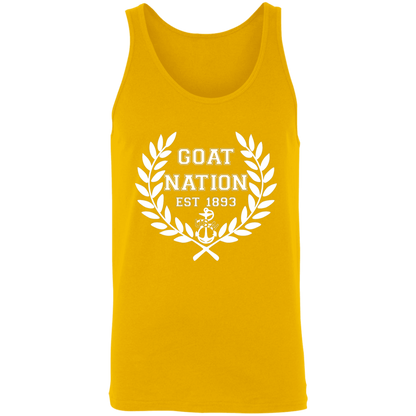 Goat Nation White Unisex Tank