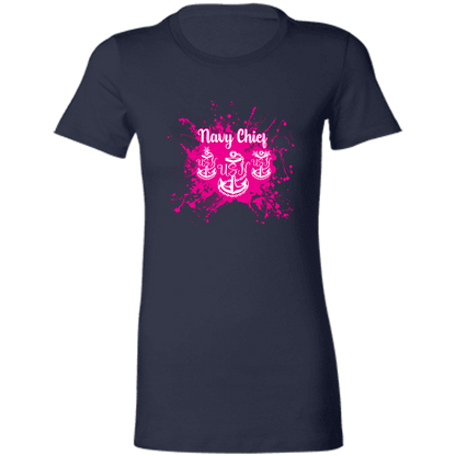 Navy Chief Pink Paint Ladies' Favorite T-Shirt