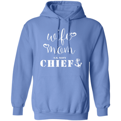 WMC White Pullover Hoodie