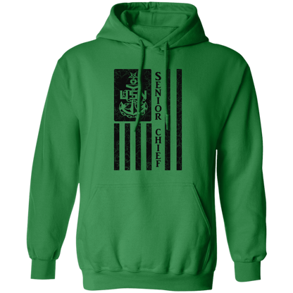 Senior Chief Flag  Pullover Hoodie