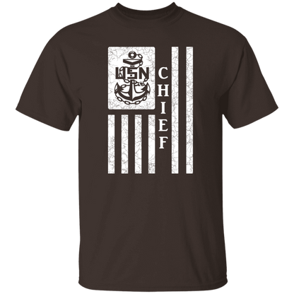 Chief Flag White 5.3 oz. T-Shirt