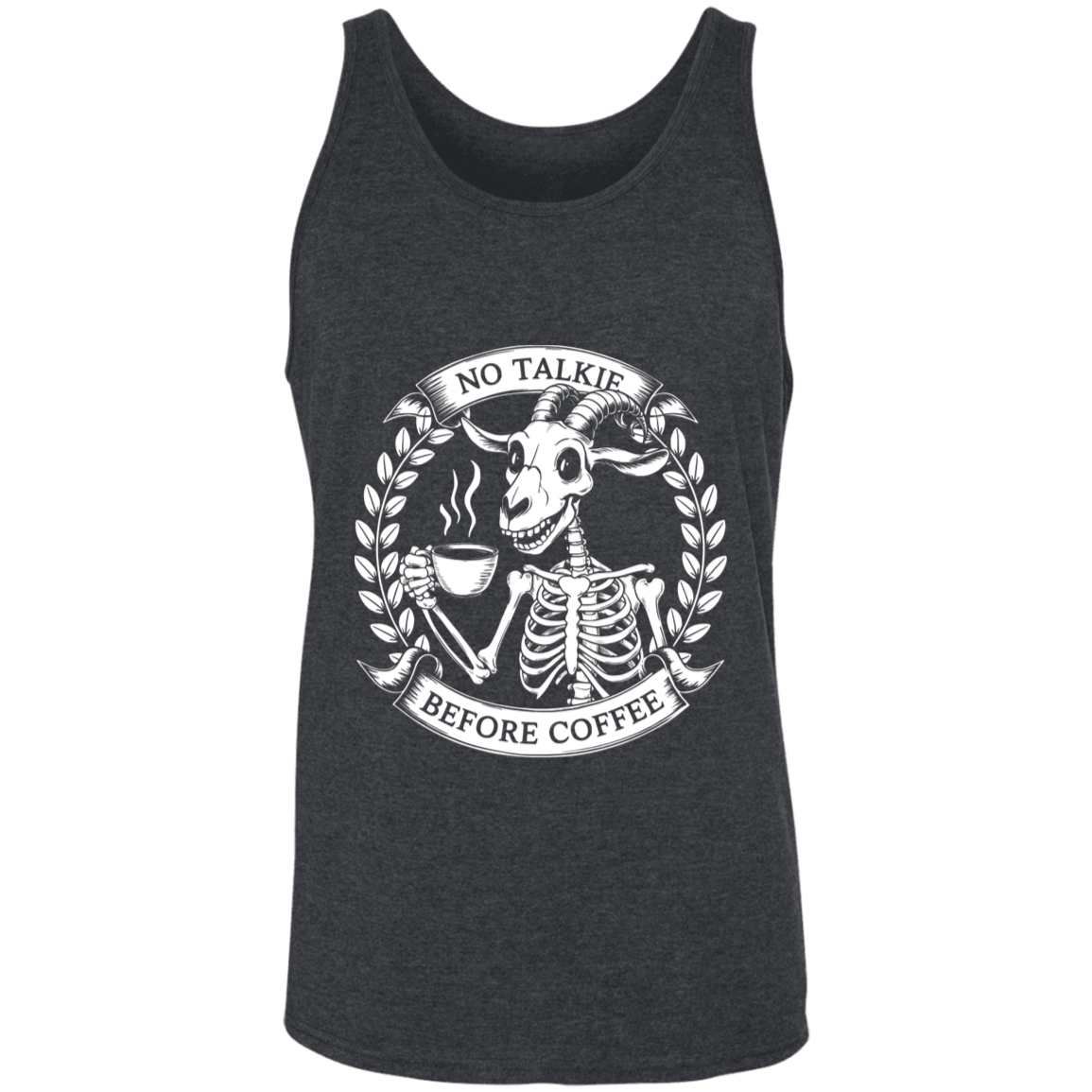 No Talkie Before Coffee  Unisex Tank