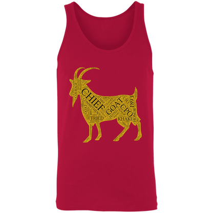 Goat Word Gold Unisex Tank