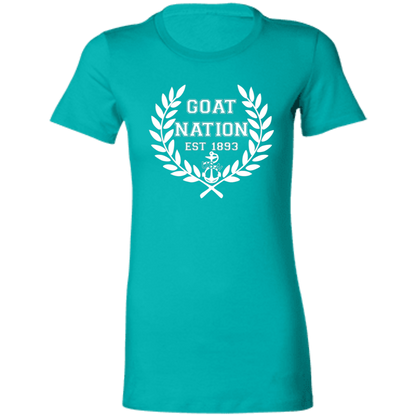 Goat Nation White Ladies' Favorite T-Shirt