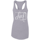 Chief 1893 White Ladies Racerback Tank