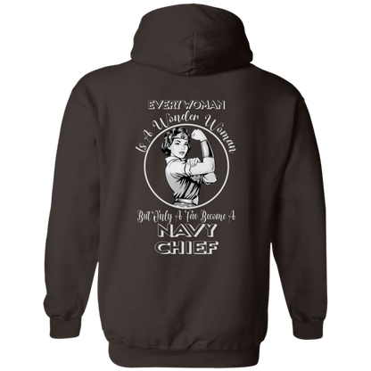 Every Wonder Woman BW Pullover Hoodie