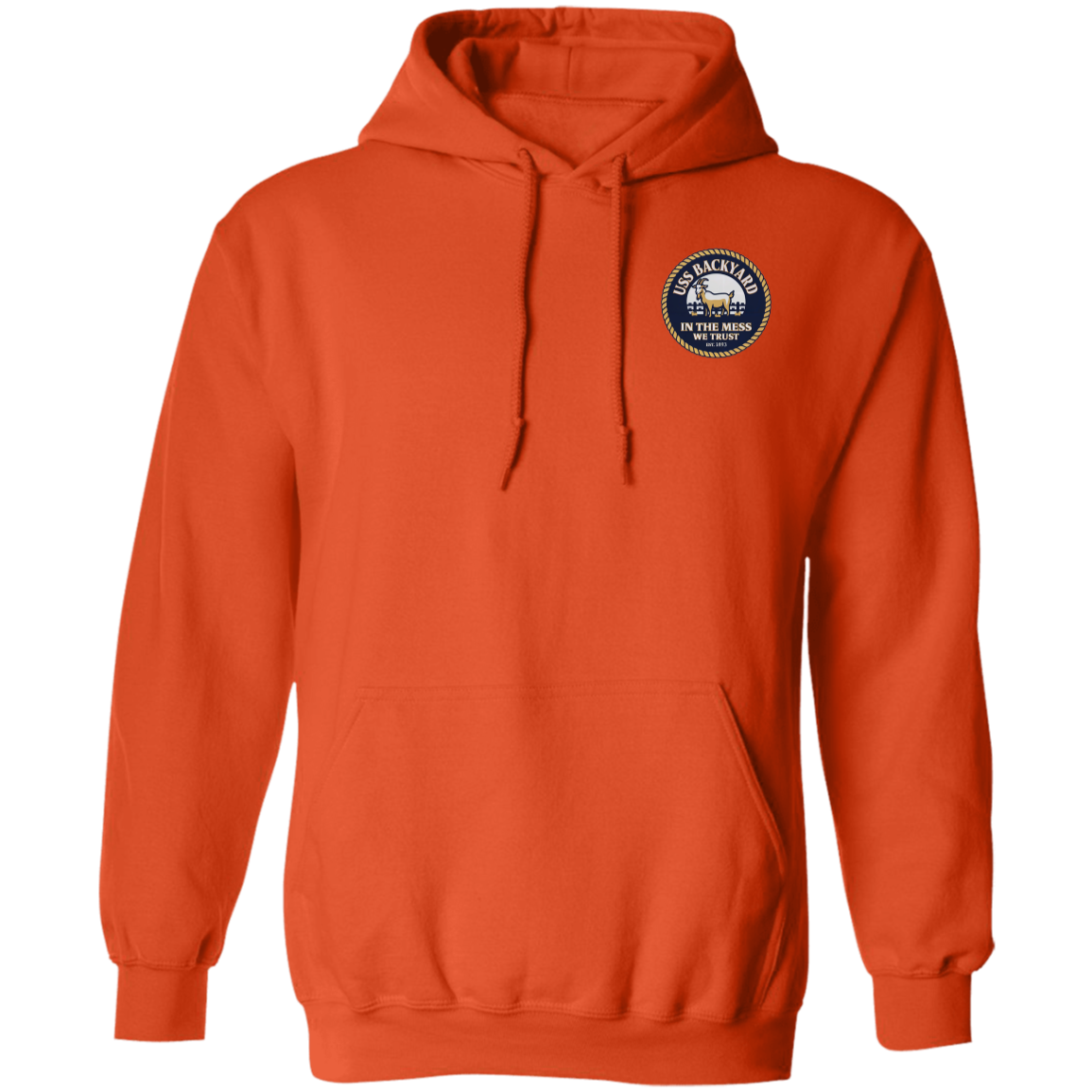 USS Backyard FB Pullover Hoodie