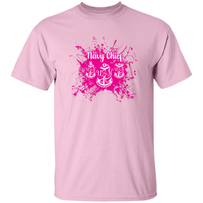 Navy Chief Pink Paint 5.3 oz. T-Shirt
