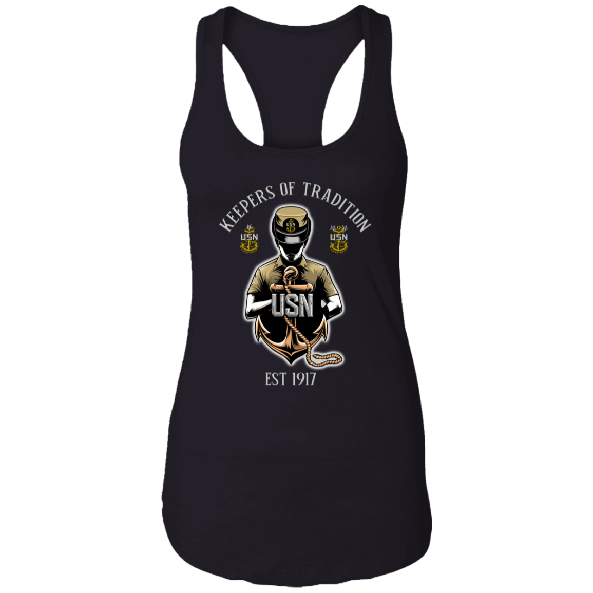 Keepers of Tradition W Ladies Racerback Tank