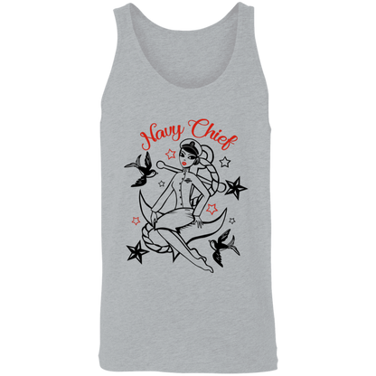 Navy Chief Pin Up Unisex Tank