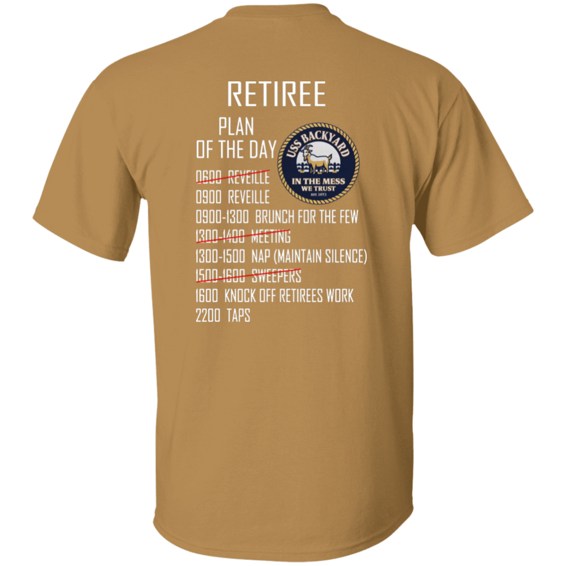 Retiree POD 5.3 oz. T-Shirt