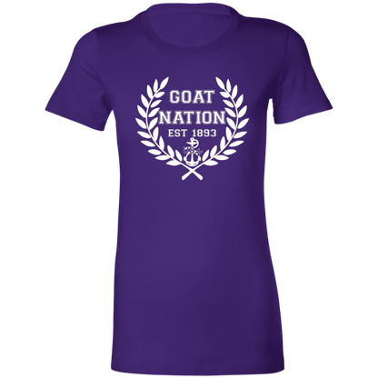 Goat Nation White Ladies' Favorite T-Shirt