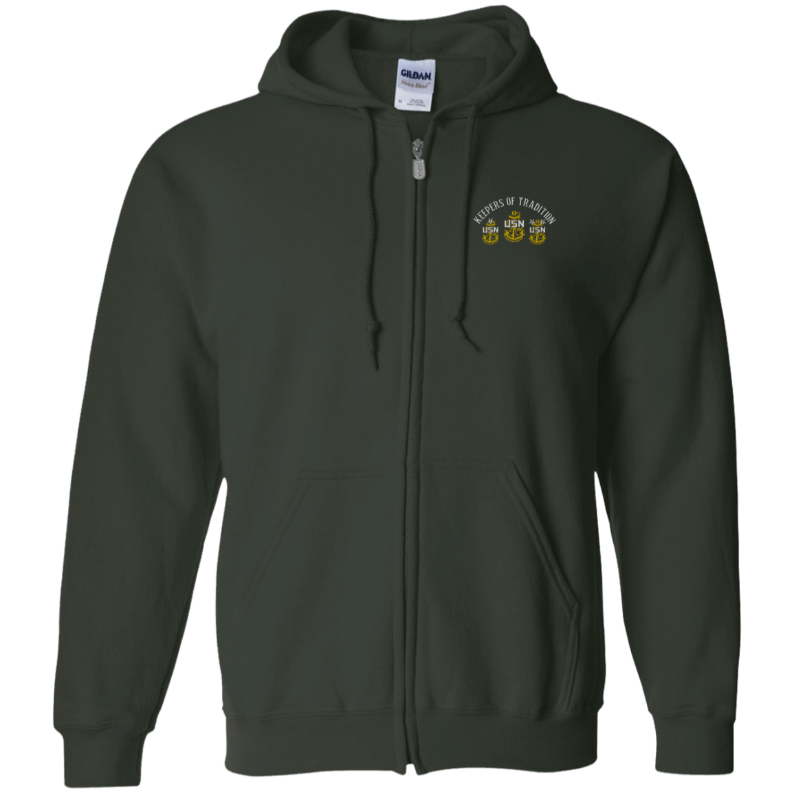 Keepers of Tradition W Zip Up Hooded Sweatshirt