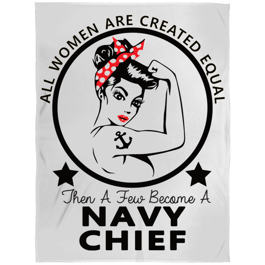 Navy Girl Fleece Blanket 60x80