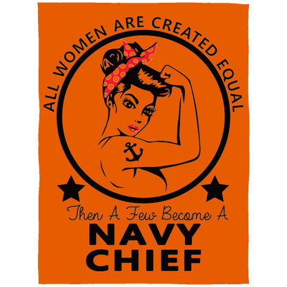 Navy Girl Fleece Blanket 60x80
