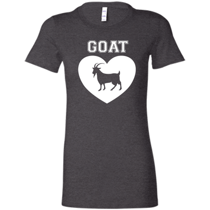 Goat Heart White Ladies' Favorite T-Shirt