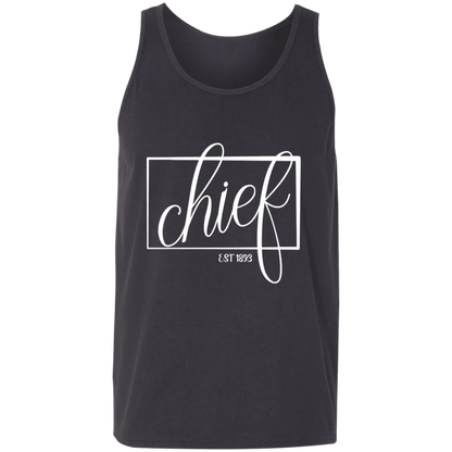 Chief 1893 White Unisex Tank