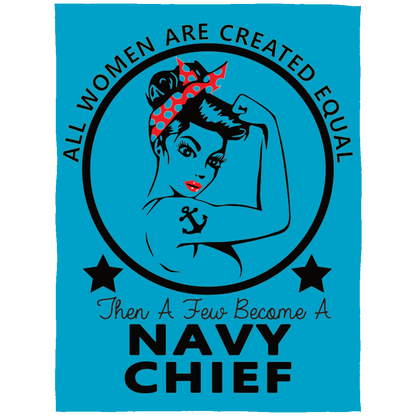 Navy Girl Fleece Blanket 60x80