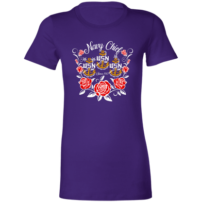 Navy Chief Rose Gold Ladies' Favorite T-Shirt
