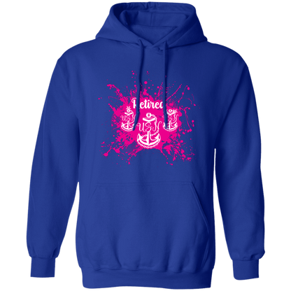 Retired Chief Pink Paint  Pullover Hoodie