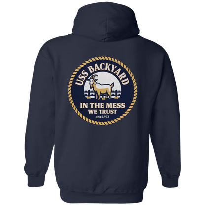 USS Backyard FB Pullover Hoodie