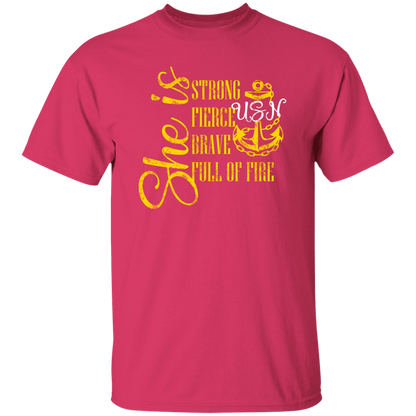 She Is Gold 5.3 oz. T-Shirt