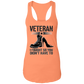 Veteran I Fought Ladies Racerback Tank