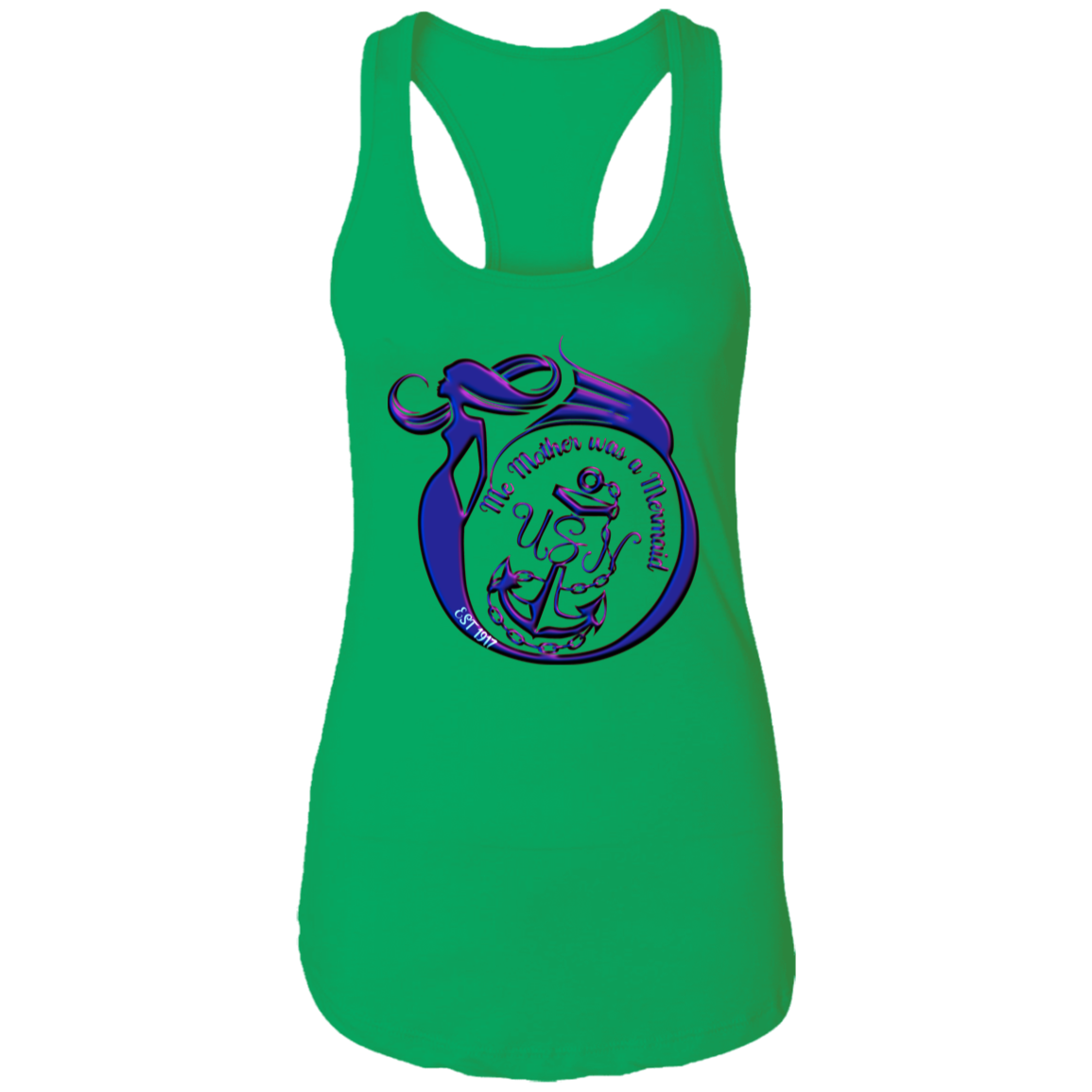 Me Mother Ladies Racerback Tank