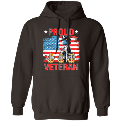 Proud Veteran Pullover Hoodie