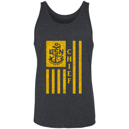 Chief Flag Gold Unisex Tank