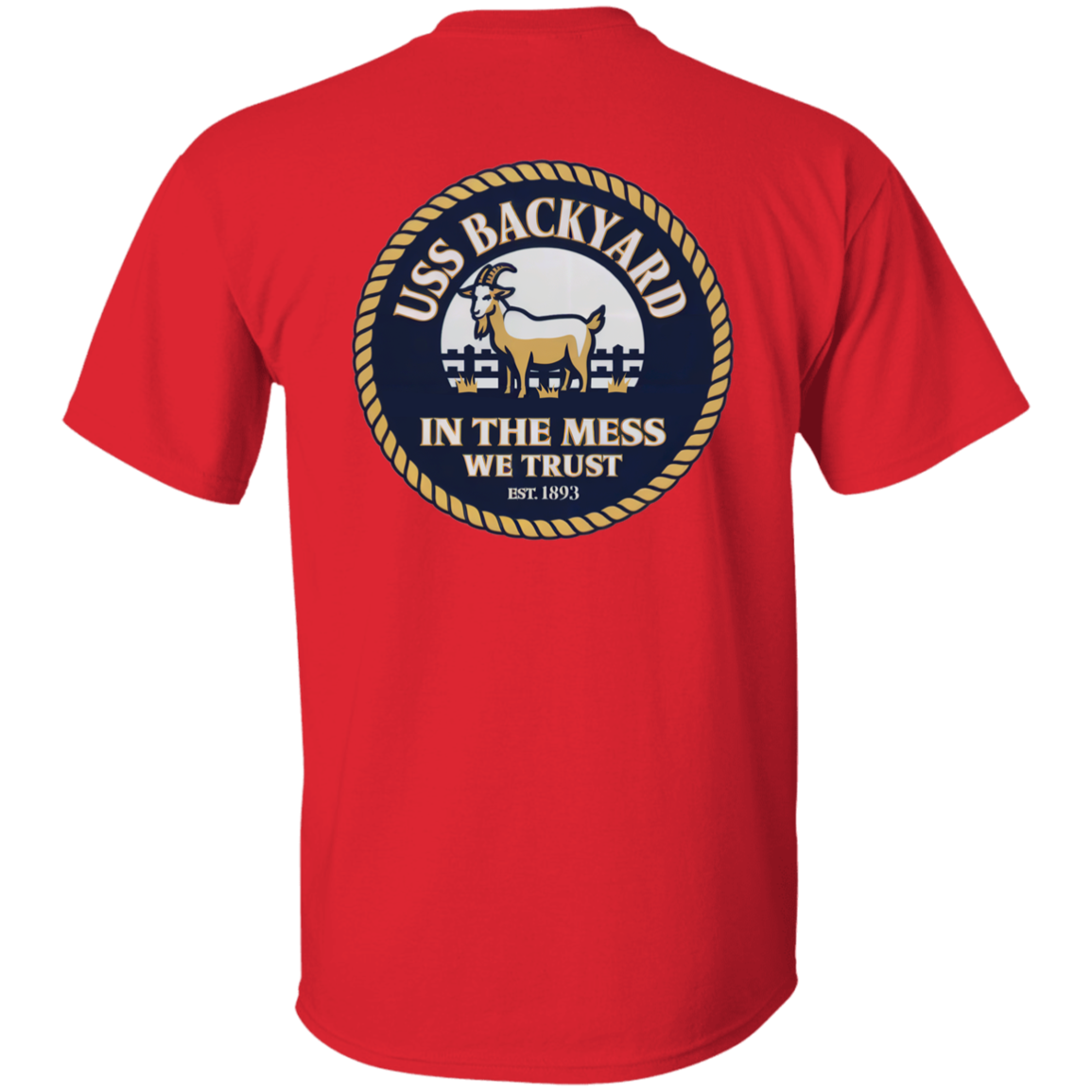 USS Backyard FB 5.3 oz. T-Shirt