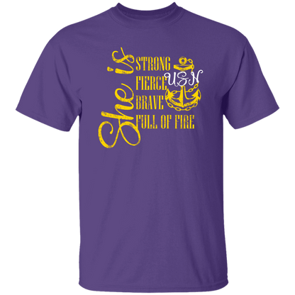She Is Gold 5.3 oz. T-Shirt