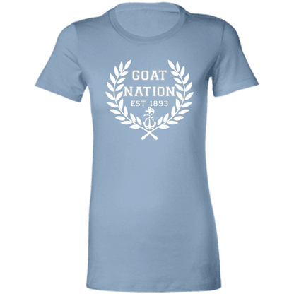 Goat Nation White Ladies' Favorite T-Shirt
