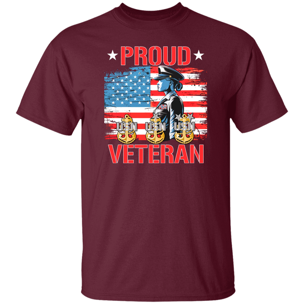 Proud Veteran 5.3 oz. T-Shirt