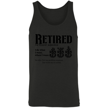 Retired Definition Unisex Tank