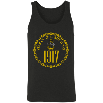 Year of the Lady Goat Gold Unisex Tank