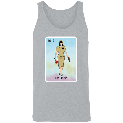 La Jefa Brown Shoe Unisex Tank